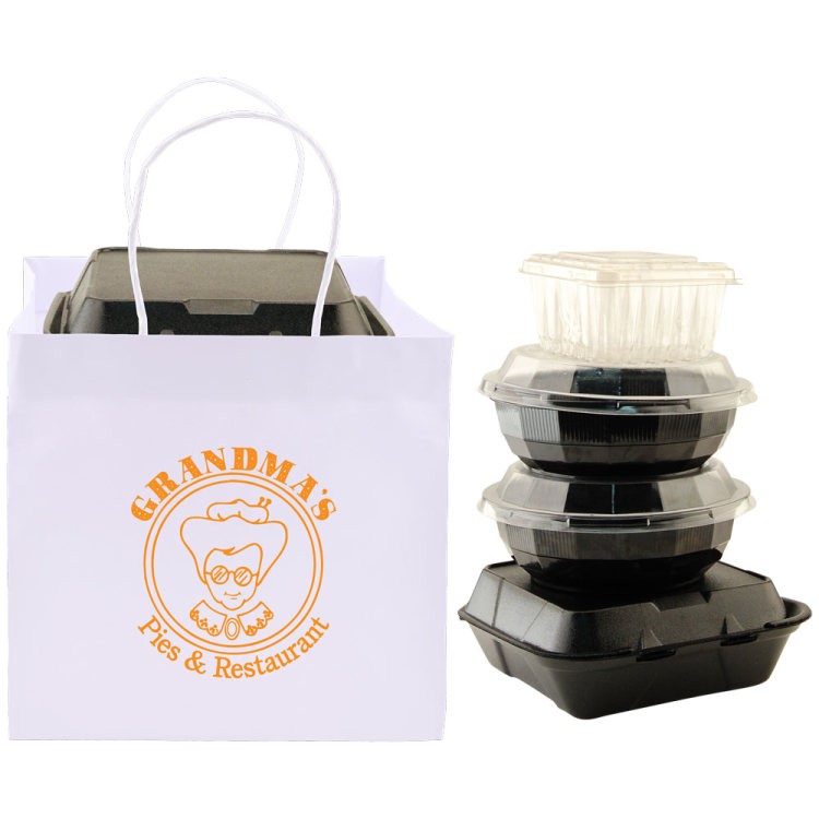 Wide Gusset Takeout Bag 1