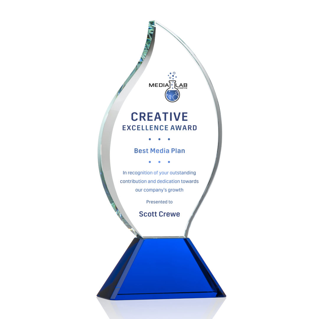Norina Flame VividPrint™ Award - Blue 5