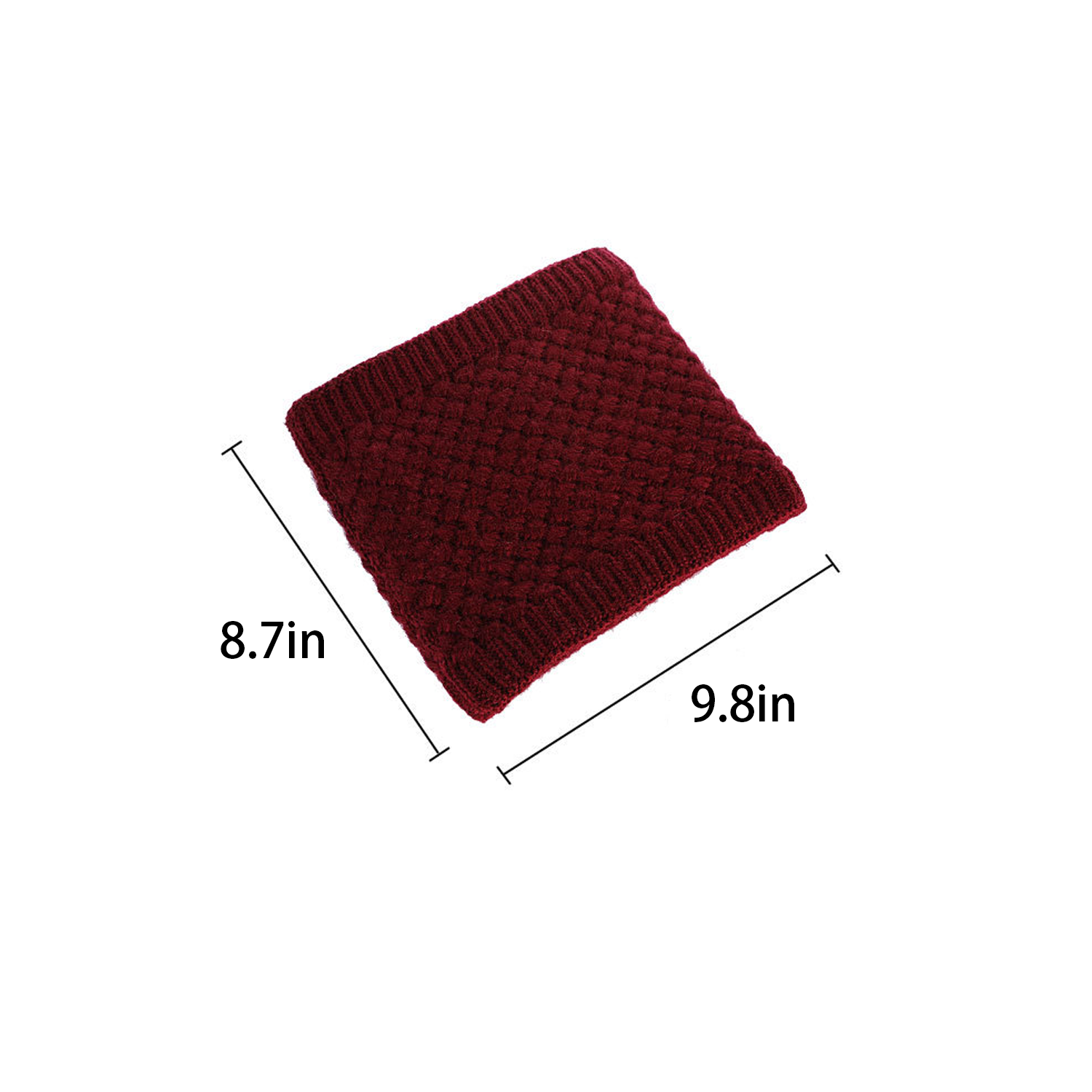 Winter knitted wool collar 4
