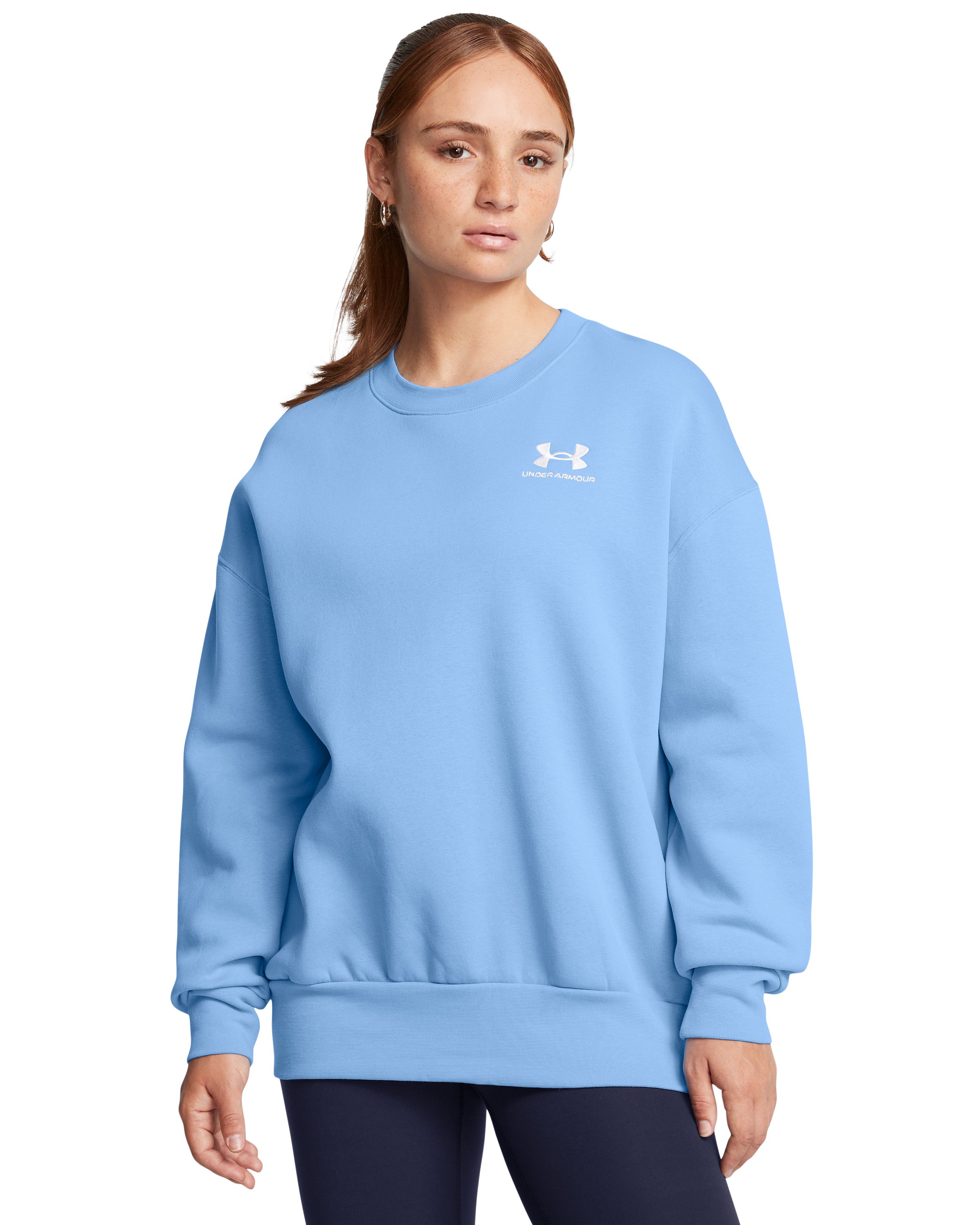 UA Icon Fleece Women's Oversized Crew 2