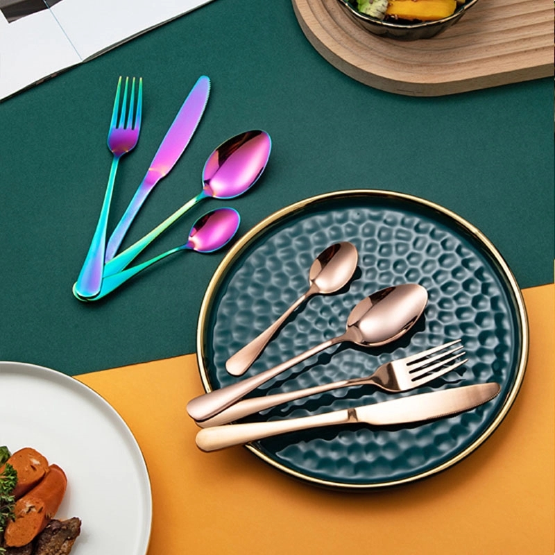 Stainless Steel Knives Forks Spoon Set With Gift Box 6