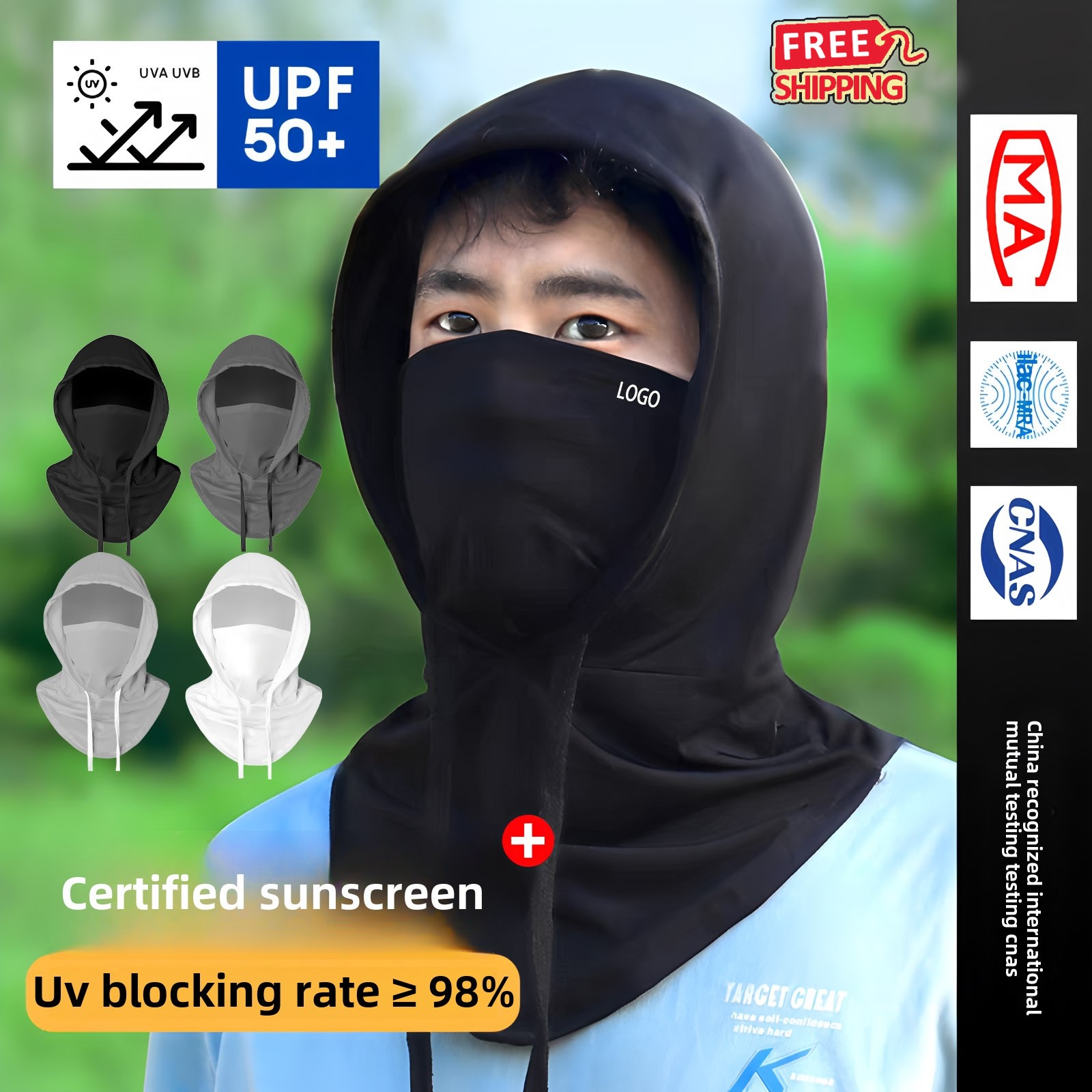 UPF 50 Cooling Balaclava Face Mask 3