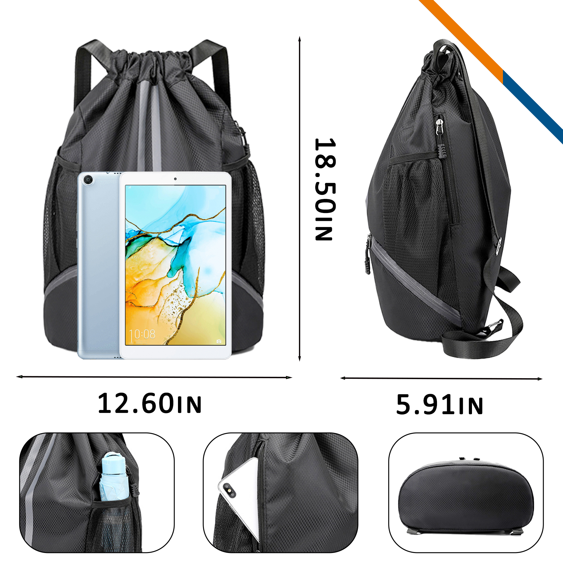 Vera Drawstring Backpack 11