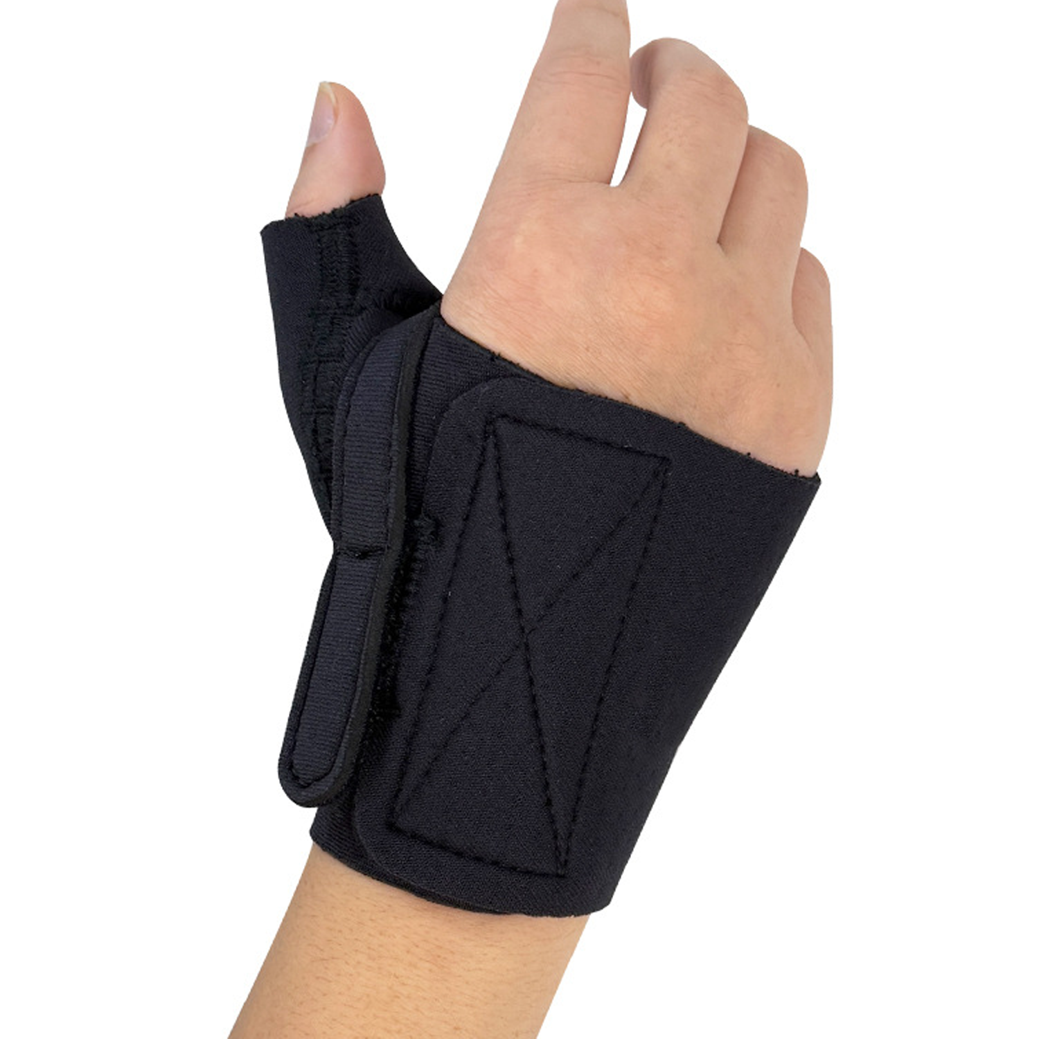 Breathable Rubber Wrist Brace w/ Thumb Support for Strain 6