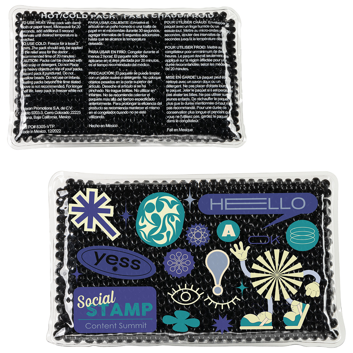 Full-Color Aqua Pearls™ Hot/Cold Pack 42