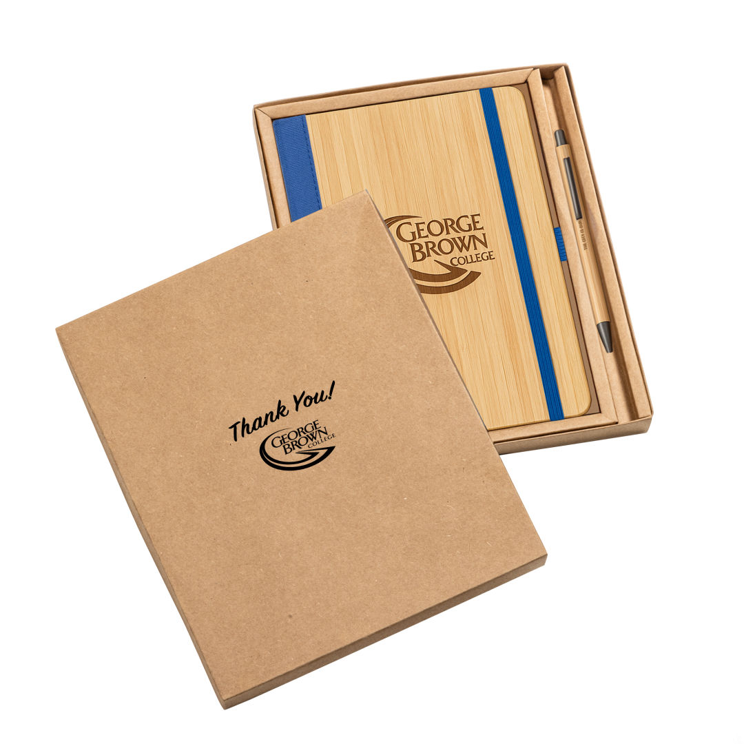 Forleo Bamboo Notebook/Lucky Pen Gift Set 1
