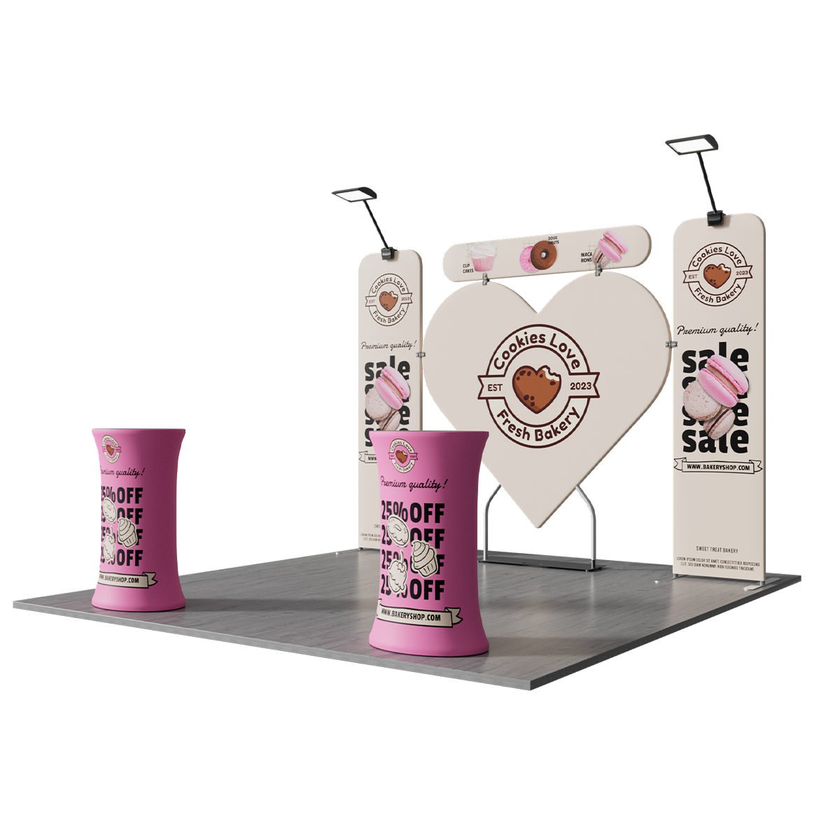 10'x10' Tradeshow Booth Kit - D Kit 4