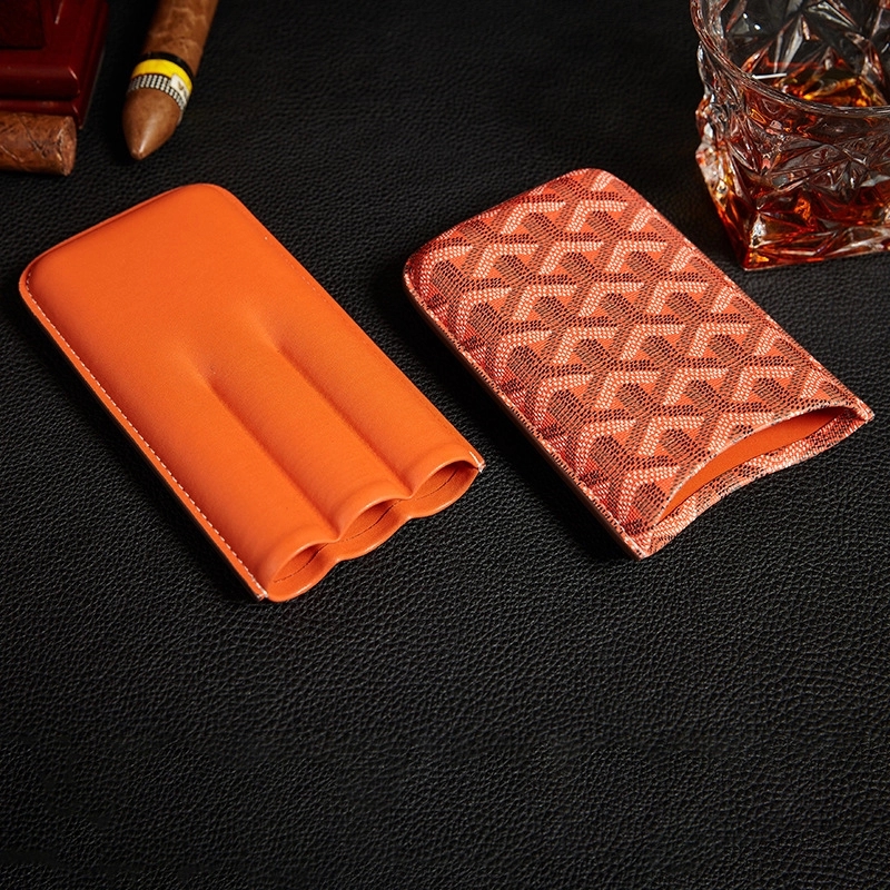 Customizable Leatherette Cigar Case Gifts For Men 4