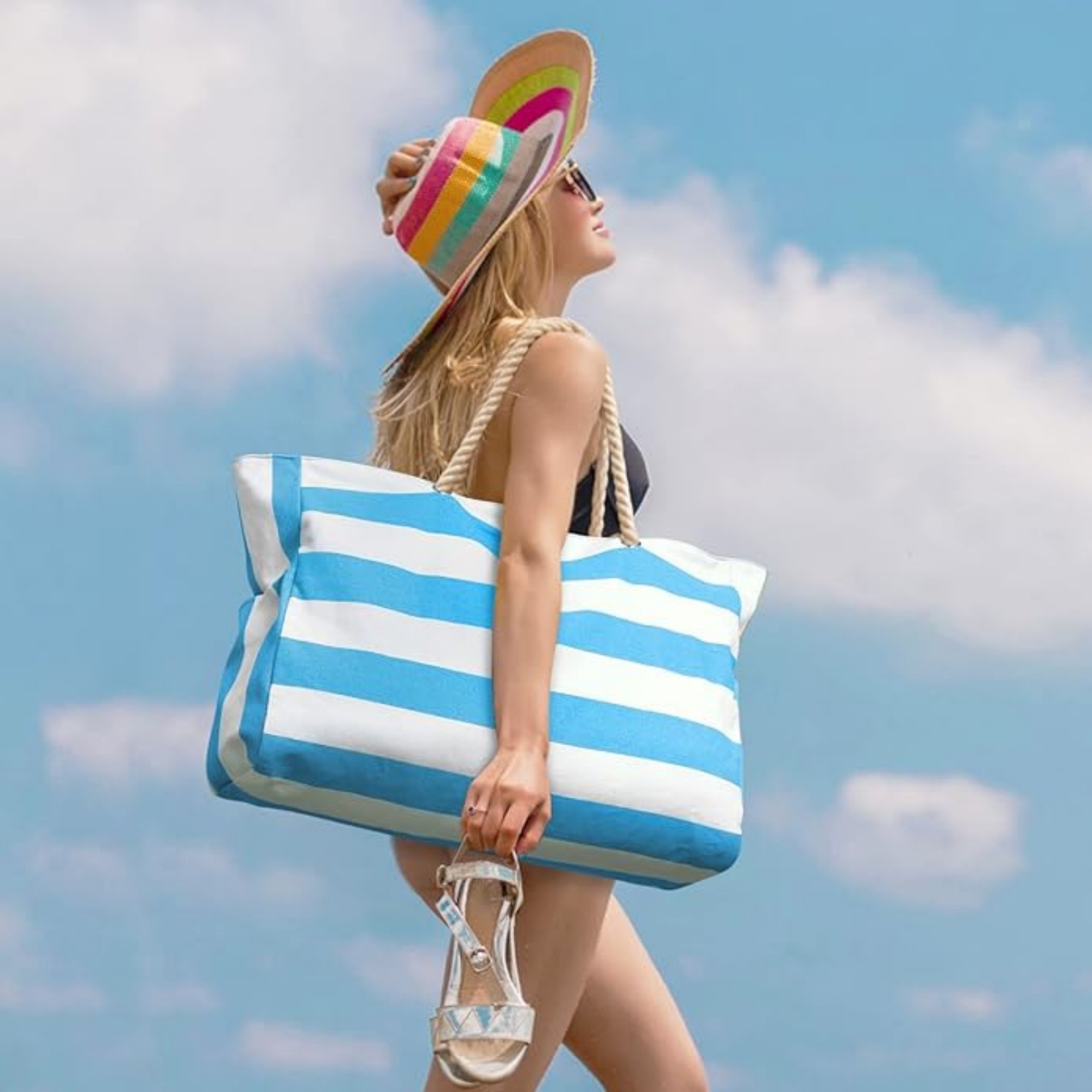 Large Waterproof Beach Tote Bag 6