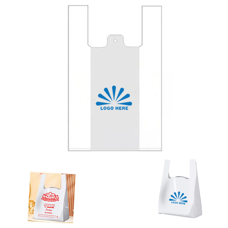 Plastic T-Shirt Shopping Bag 1