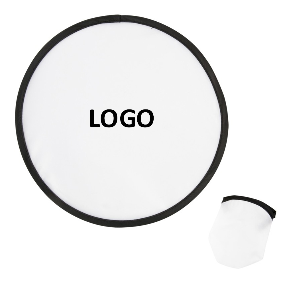 Folding Polyester Flying Disc w/Package 4