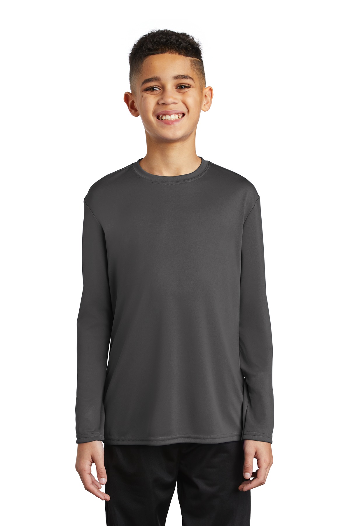 Port & Co Youth Long Sleeve Performance Tee PC380YLS 45