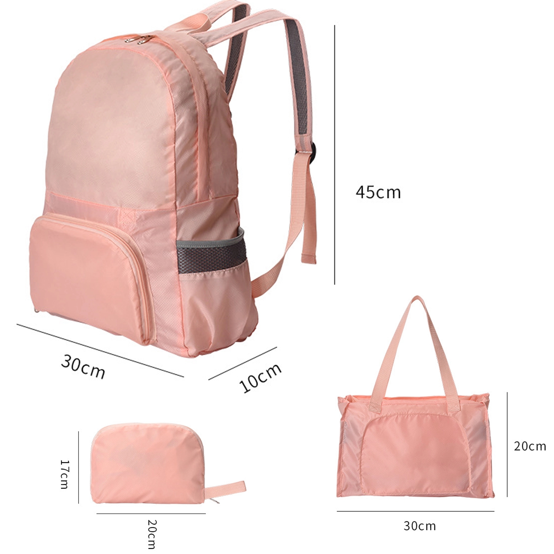 Foldable Backpack Compact Packable Travel Day Pack 6
