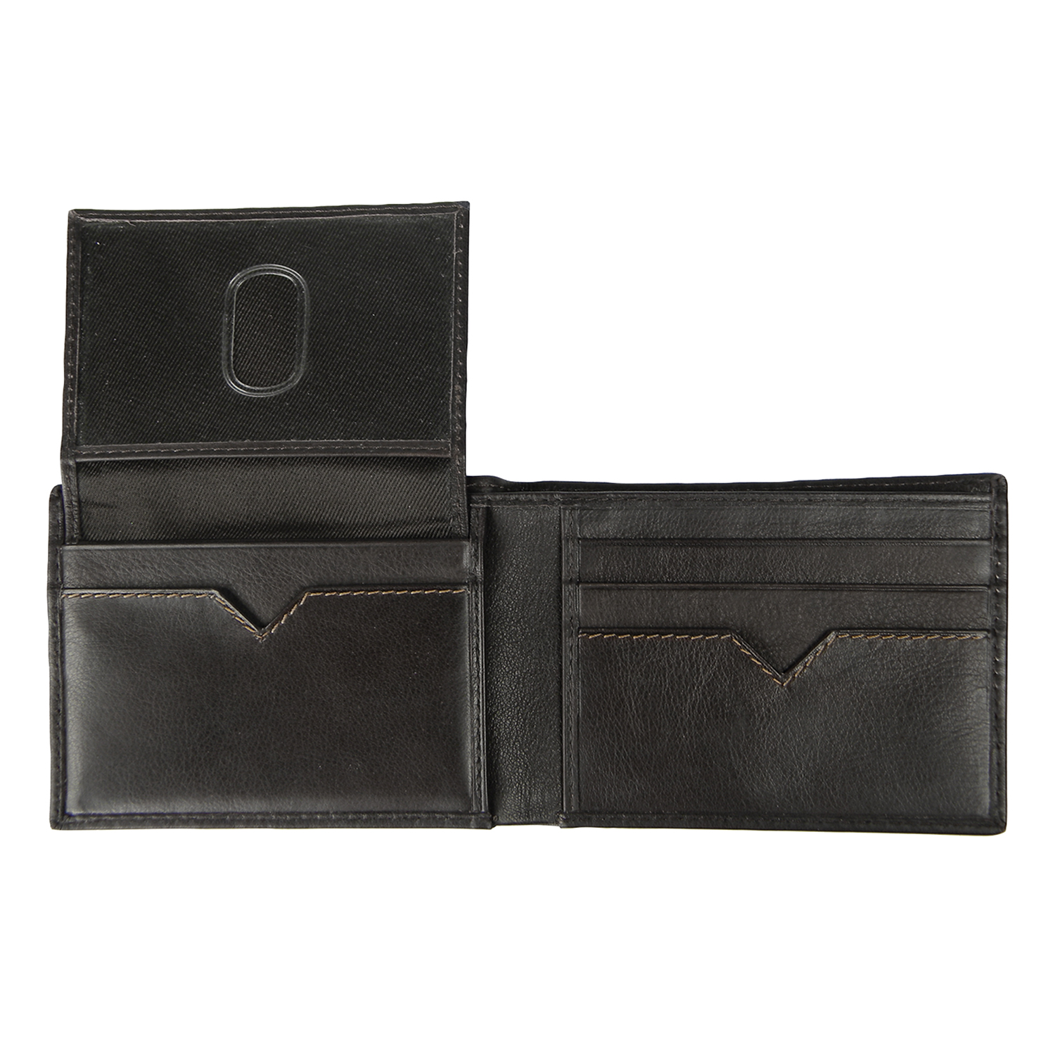 Andrew Philips® Leather Contrast Stitch Billfold Wallet 4
