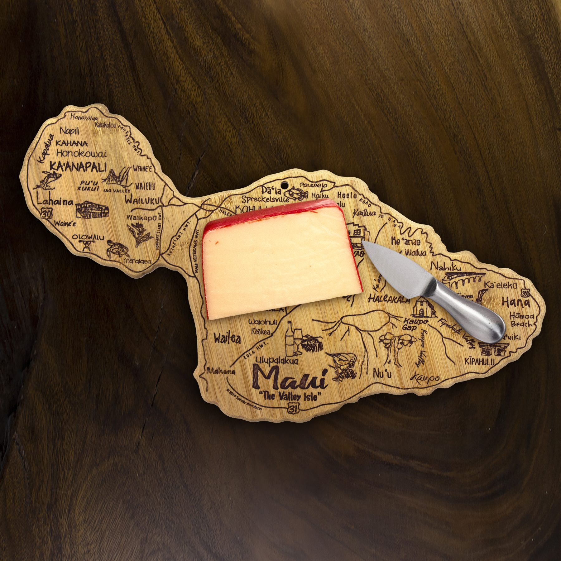 Destination Maui Hawaii Cutting & Serving Board 2