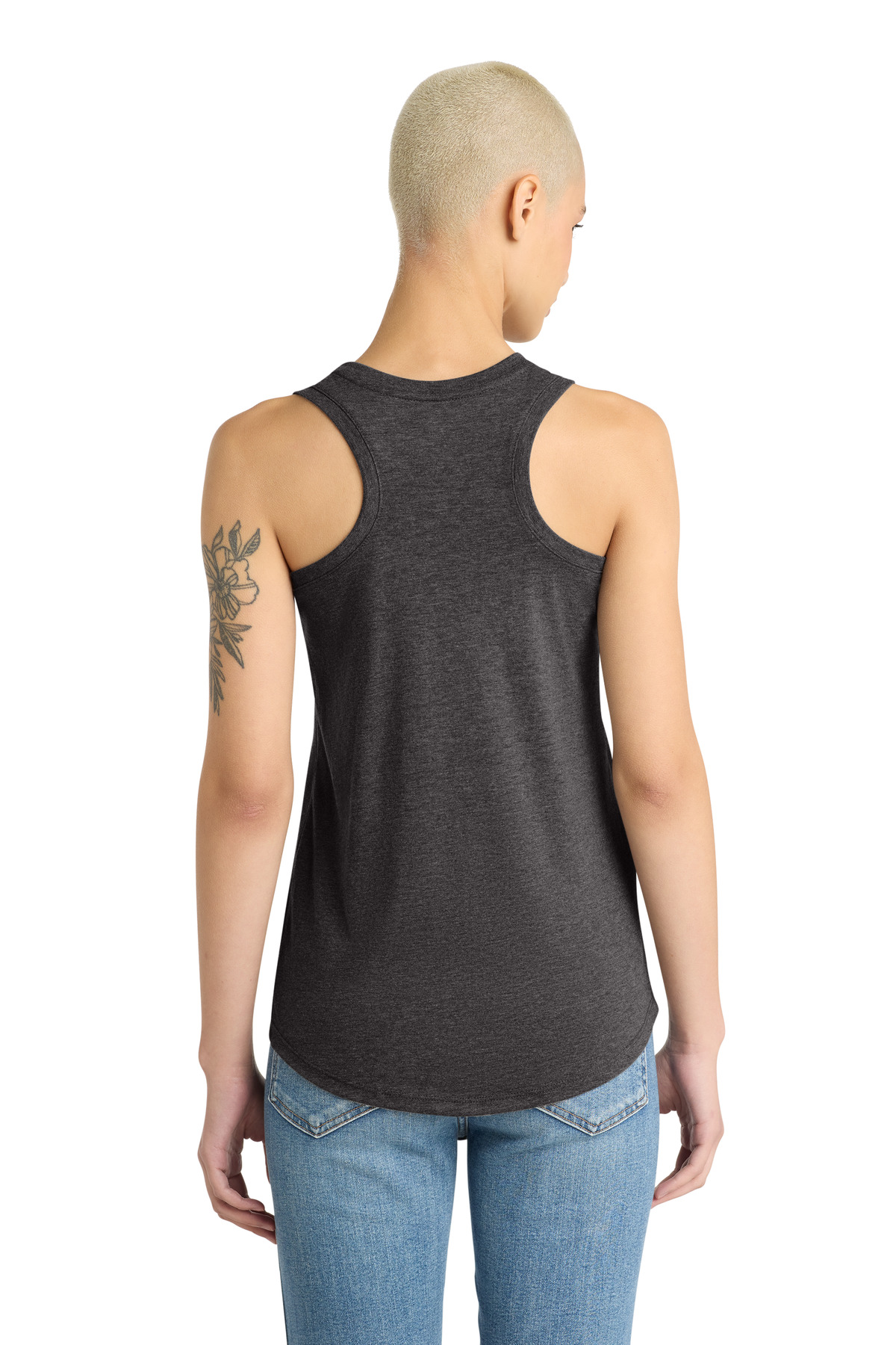 District Women's Perfect Tri Racerback Tank. DM138L 70