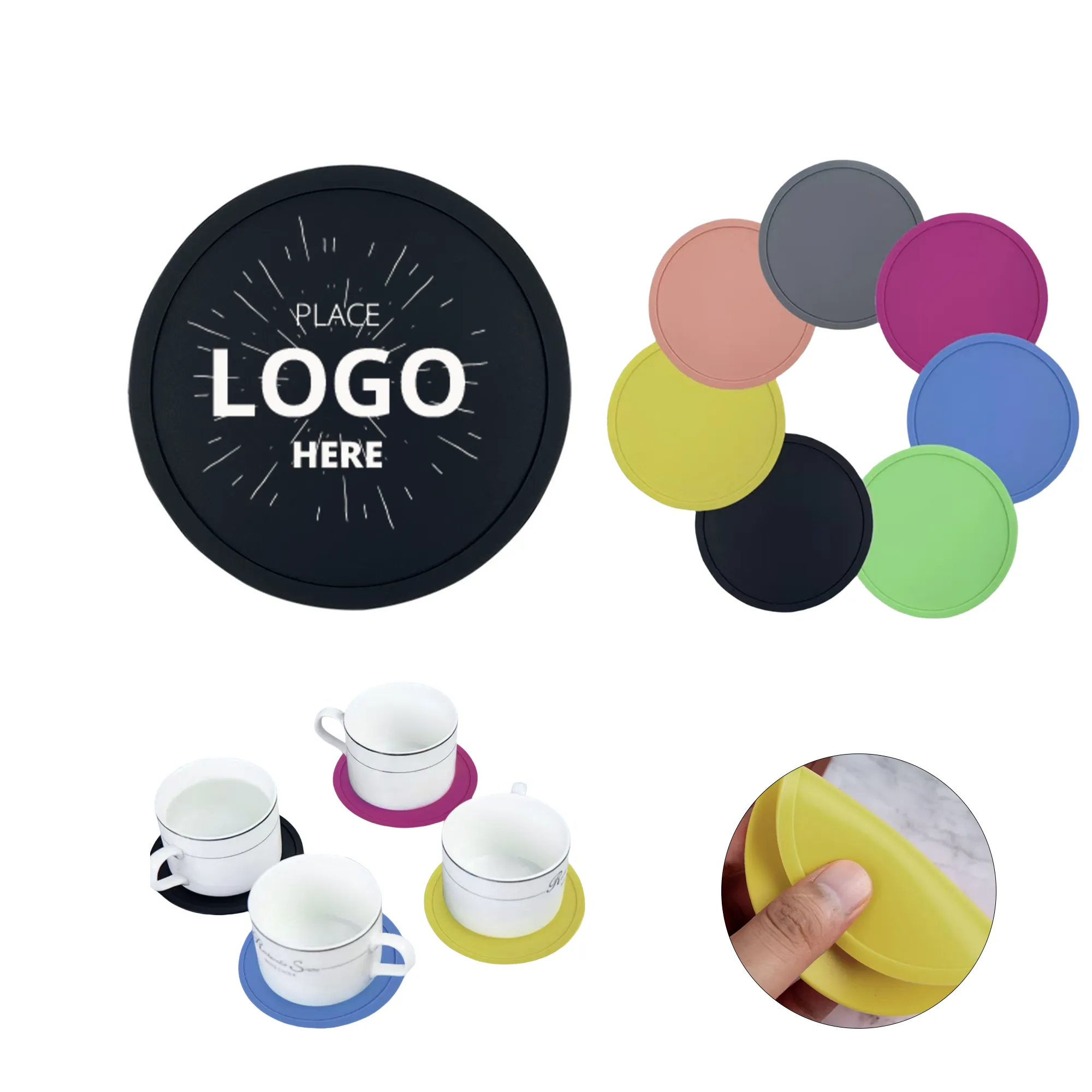 Silicone Drink Coasters 2
