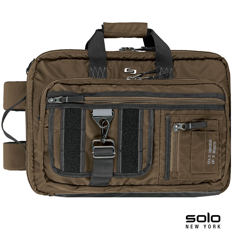 Solo New York Zone Briefcase Backpack Hybrid 18