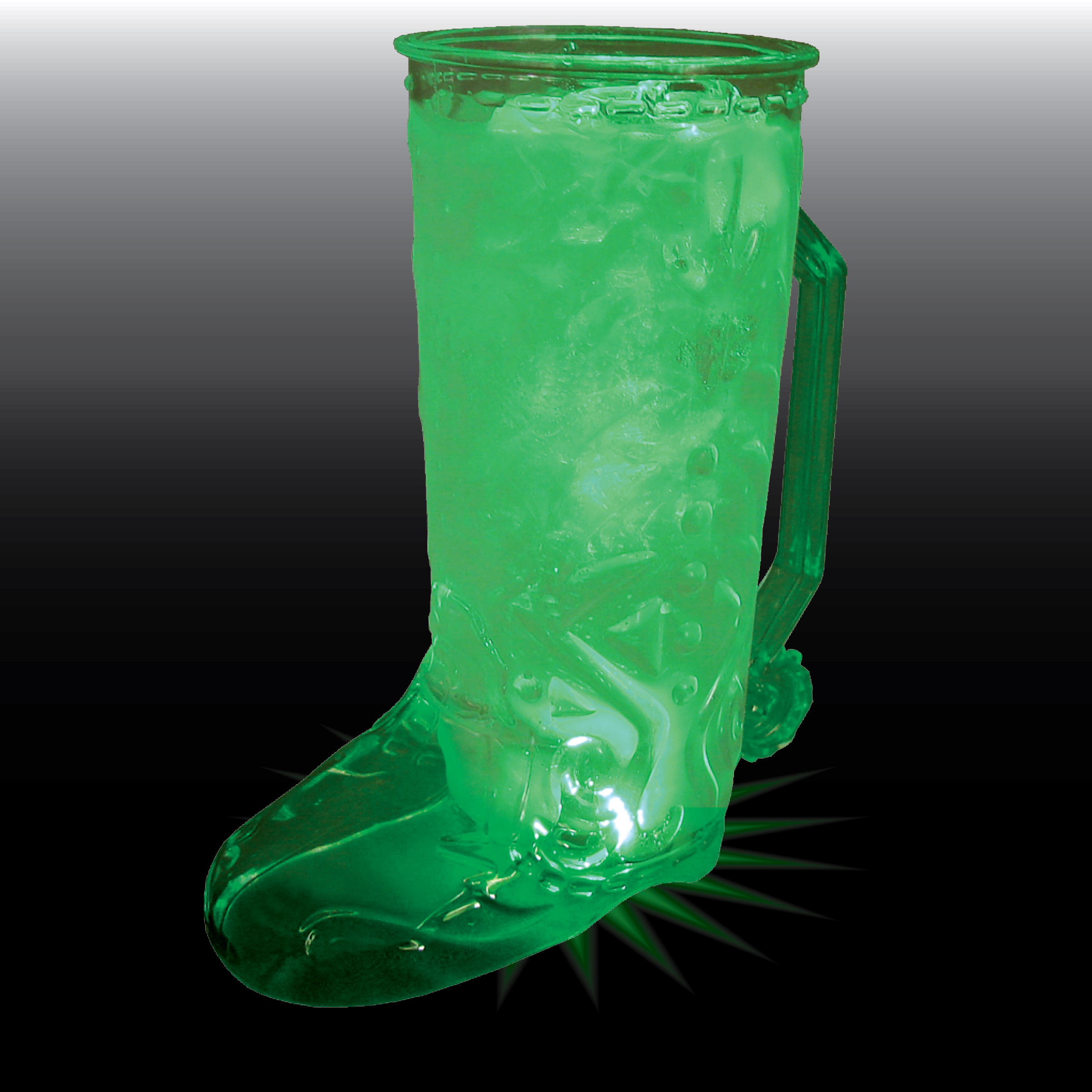 20oz Single Light Western Themed Plastic Cowboy Boot Mug with Handle 3