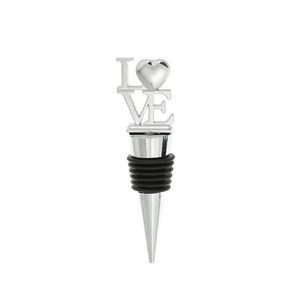 Stylish Ribbon Love Shaped Wine Cork Bottle Stopper 8