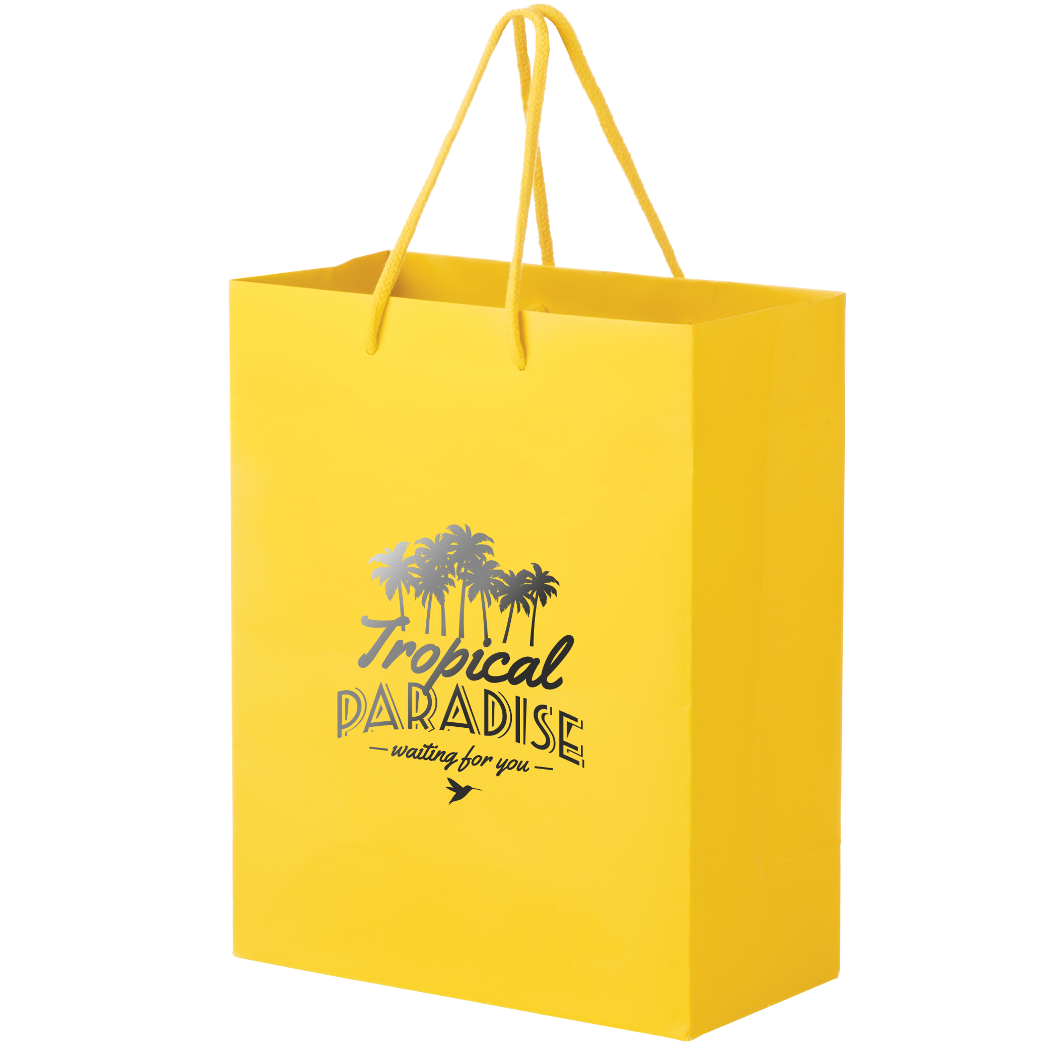 Matte Laminated Euro Tote Bags - Foil Stamped 10
