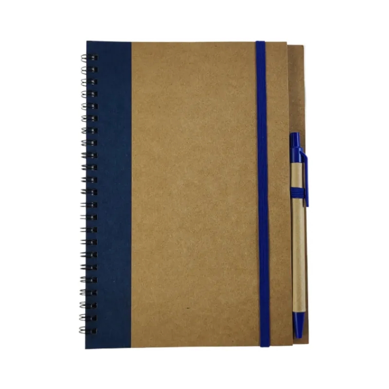 A5 Spiral Notebook & Pen 8