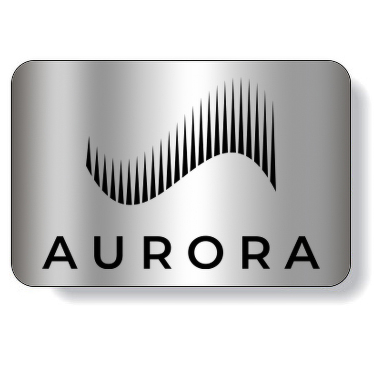 Bright Silver Foil Paper Roll Labels Stock Rectangle (1.25"x1.875")