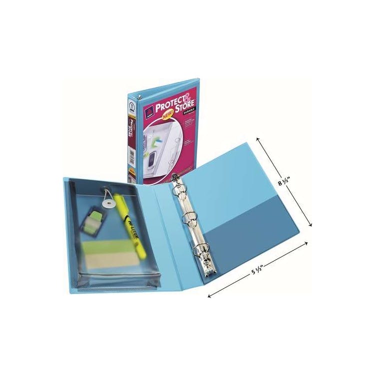 1" Mini Durable View Binder - Blue 1