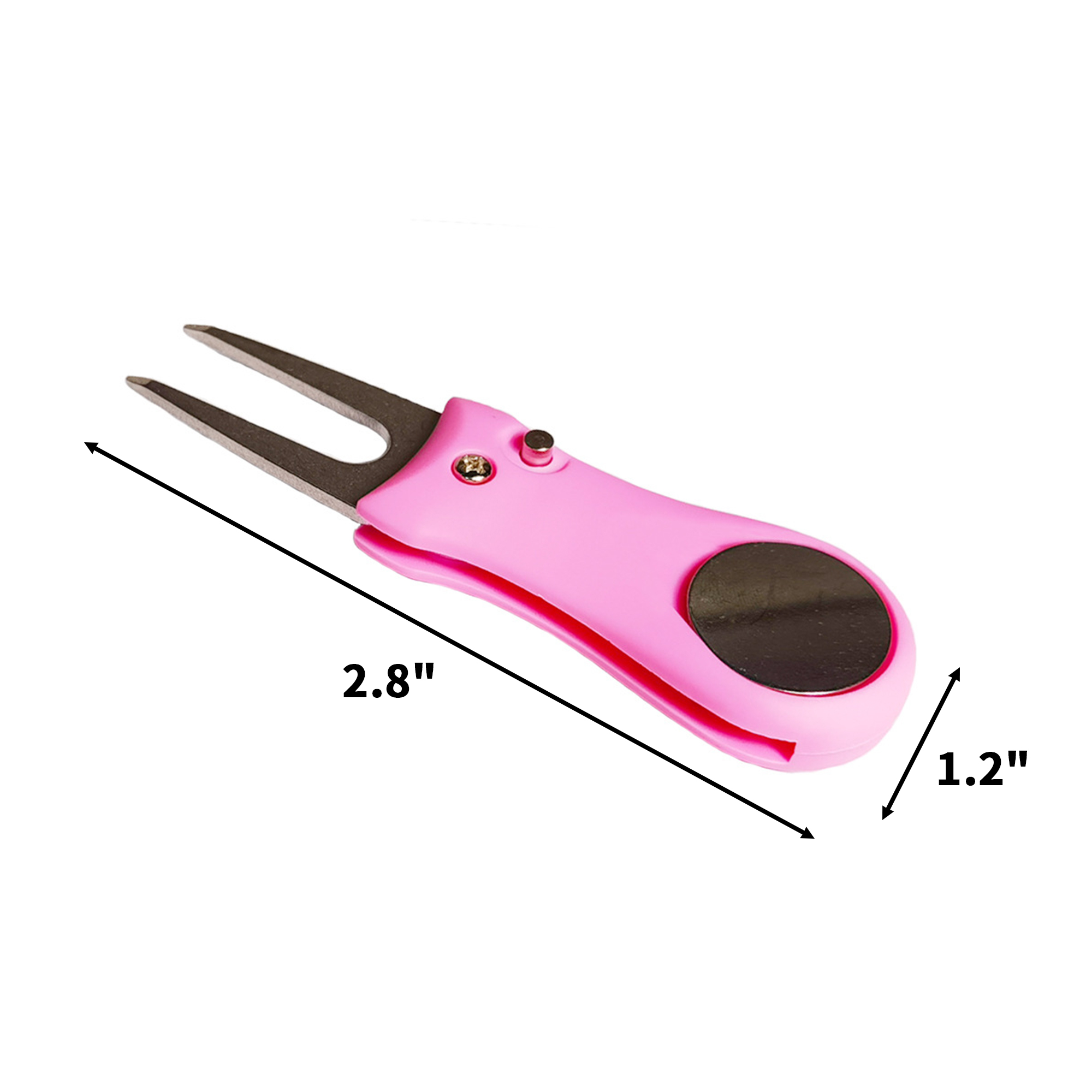 Foldable Golf Divot Tool Pop Up Button 3
