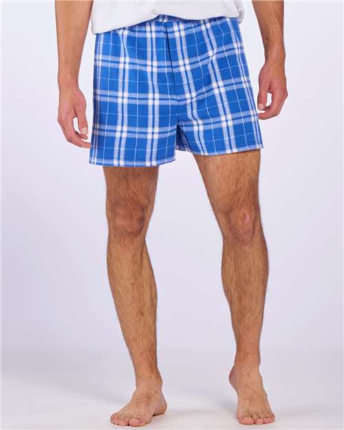 Men's Double Brushed Flannel Boxers - BM6701 12