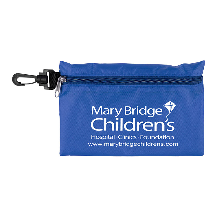 "LAZY DAY XL" 43 Piece First Aid Outdoors and Camping Kit in Supersized Zipper Pack Components with 6