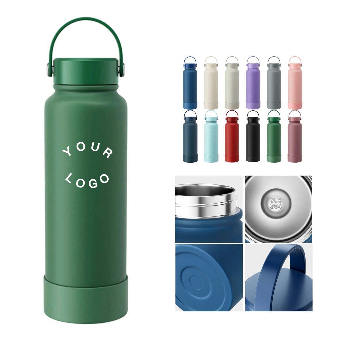 Portable Stainless Steel Cup with Non Slip Base 4