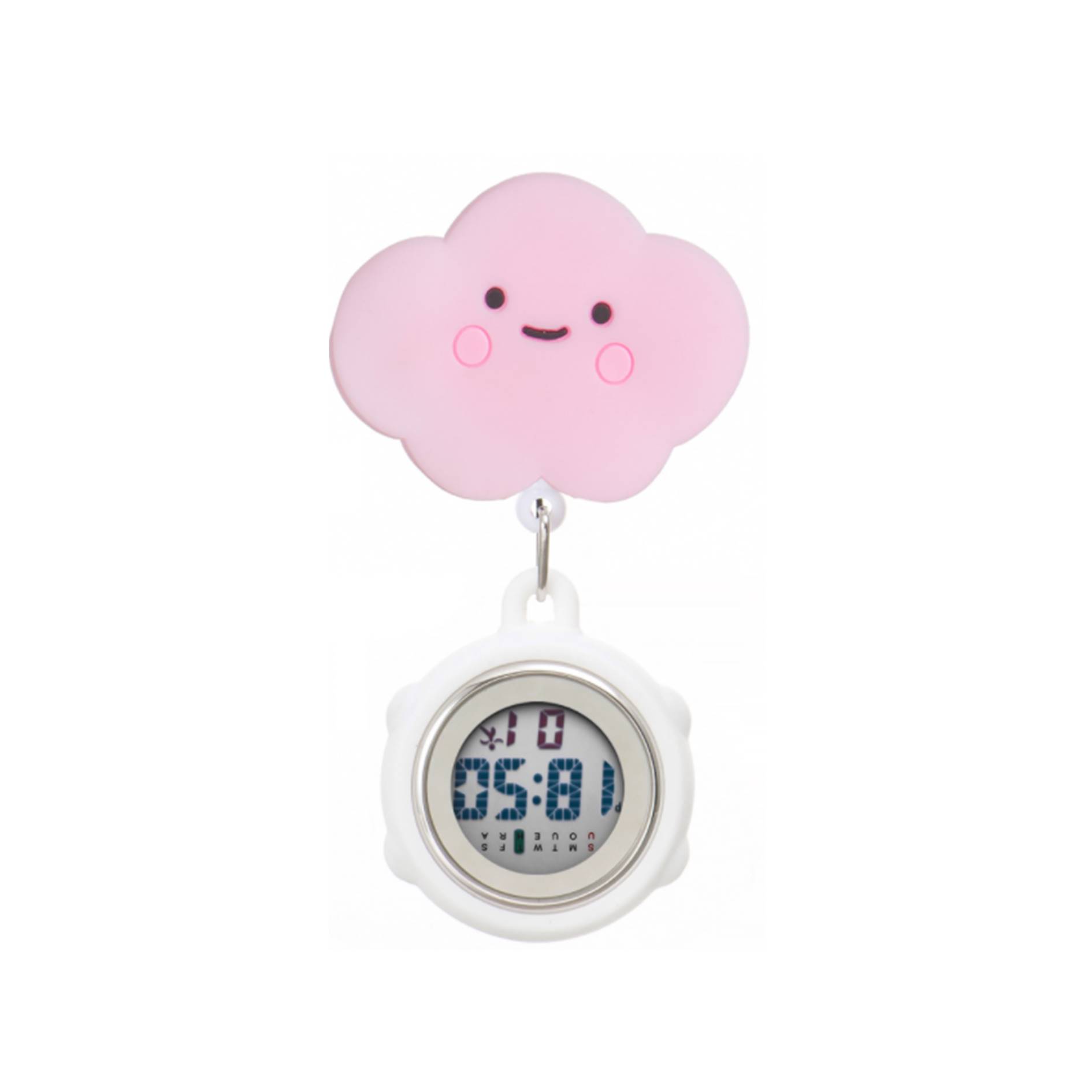 Cartoon Pocket Silicone Clip Nurse Watch 3