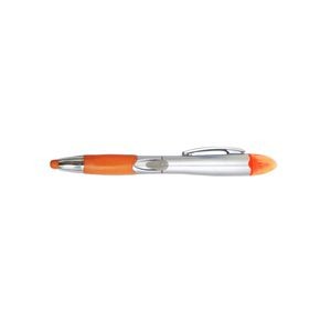 Shining Color Barrel Pen With Highlighter 13