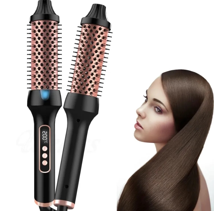 OEM Custom Thermal Hair Brush with Snag Free Bristles & 392F Heat for All Hair Types 2