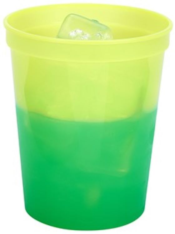 16 oz. Color Changing Smooth Plastic Stadium Cup 7
