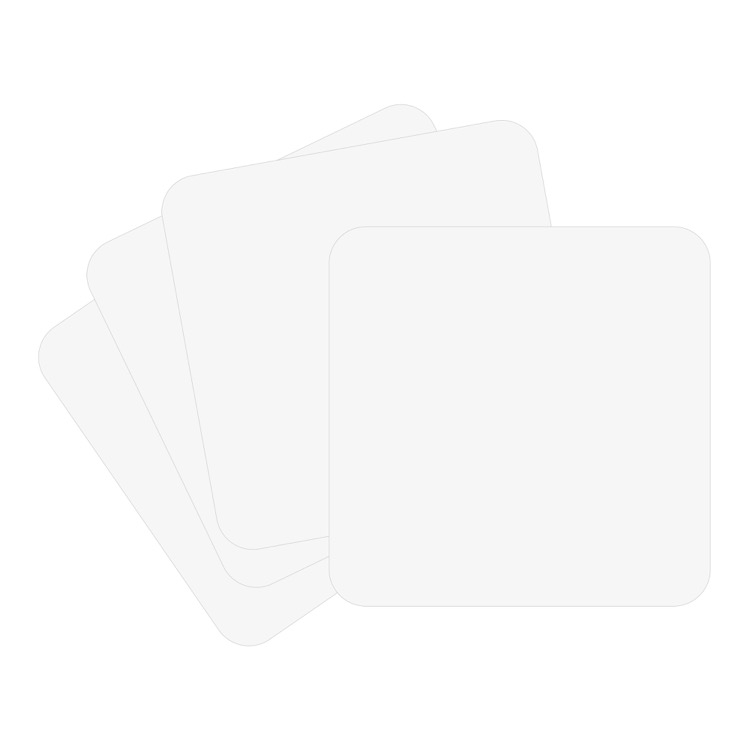 Cardboard Coaster-Square 7