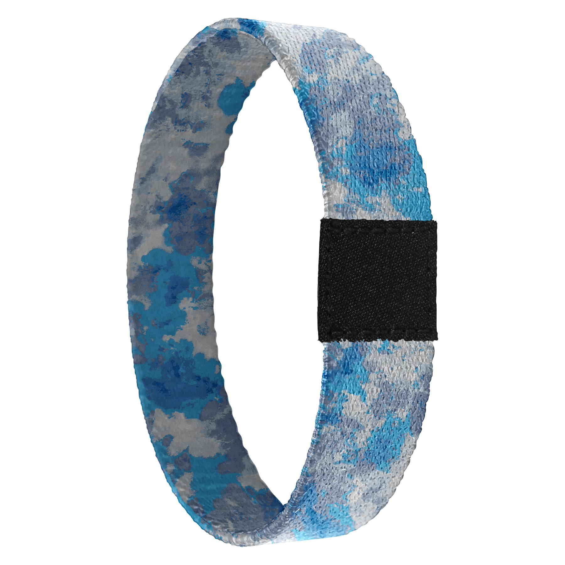 Completely Custom 5/8'' Sublimation Elastic Polyester Wristband With Woven Label 17