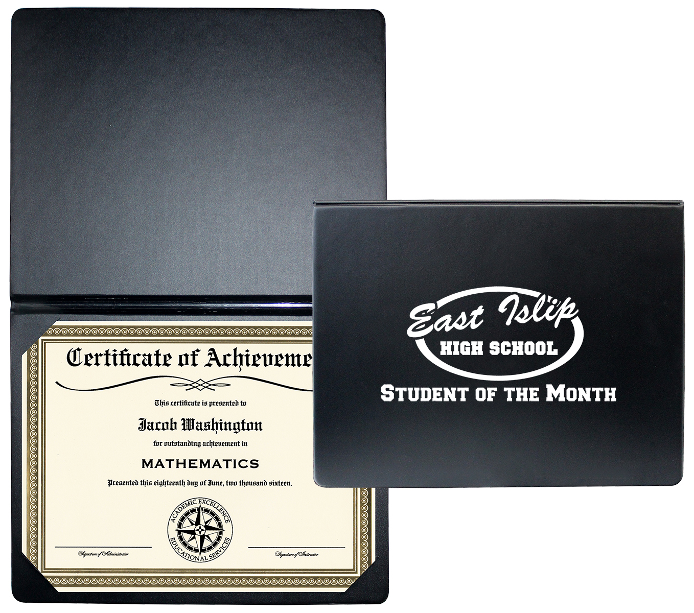 Economy Heat Sealed Diploma Holder (Portrait Style) 1