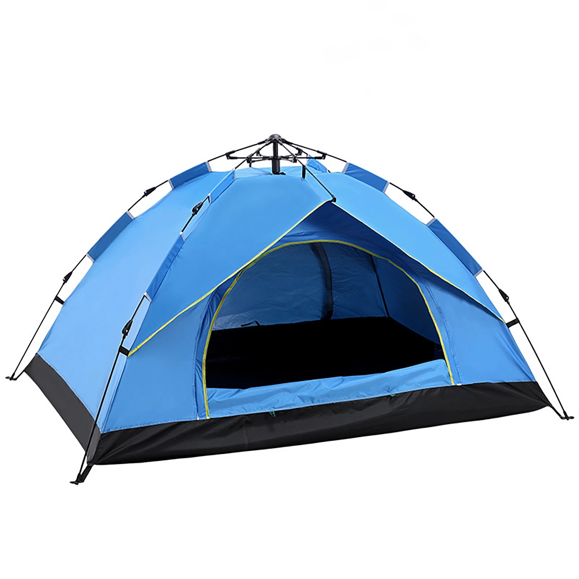 Automatic spring-loaded quick-opening camping tent 3