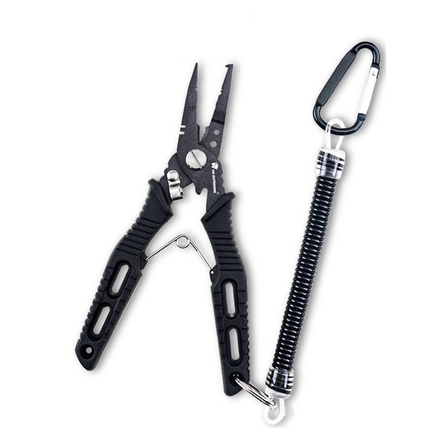 Stainless Steel Fishing Pliers Clamp SplitRing tackle tool 4