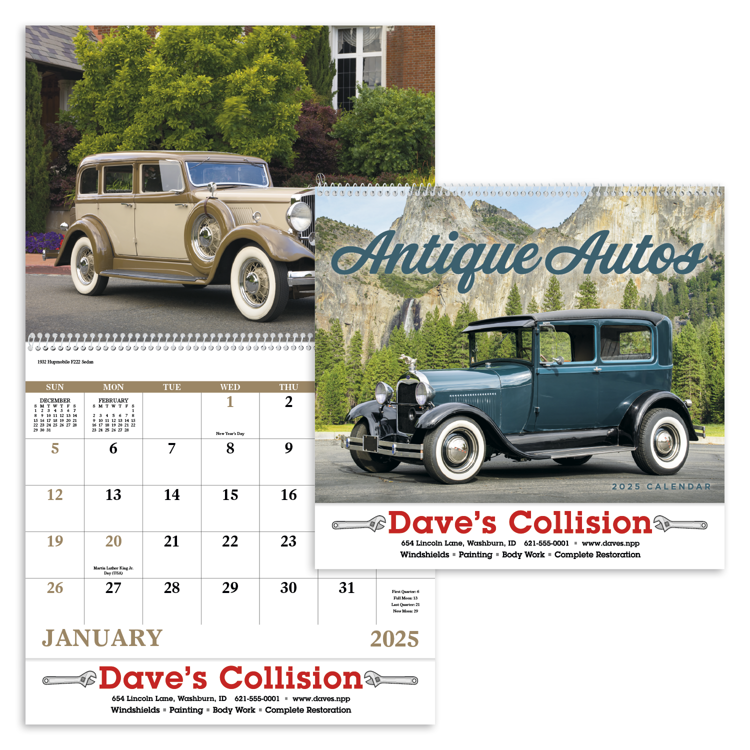 Good Value™ Antique Autos - Spiral Calendar 4