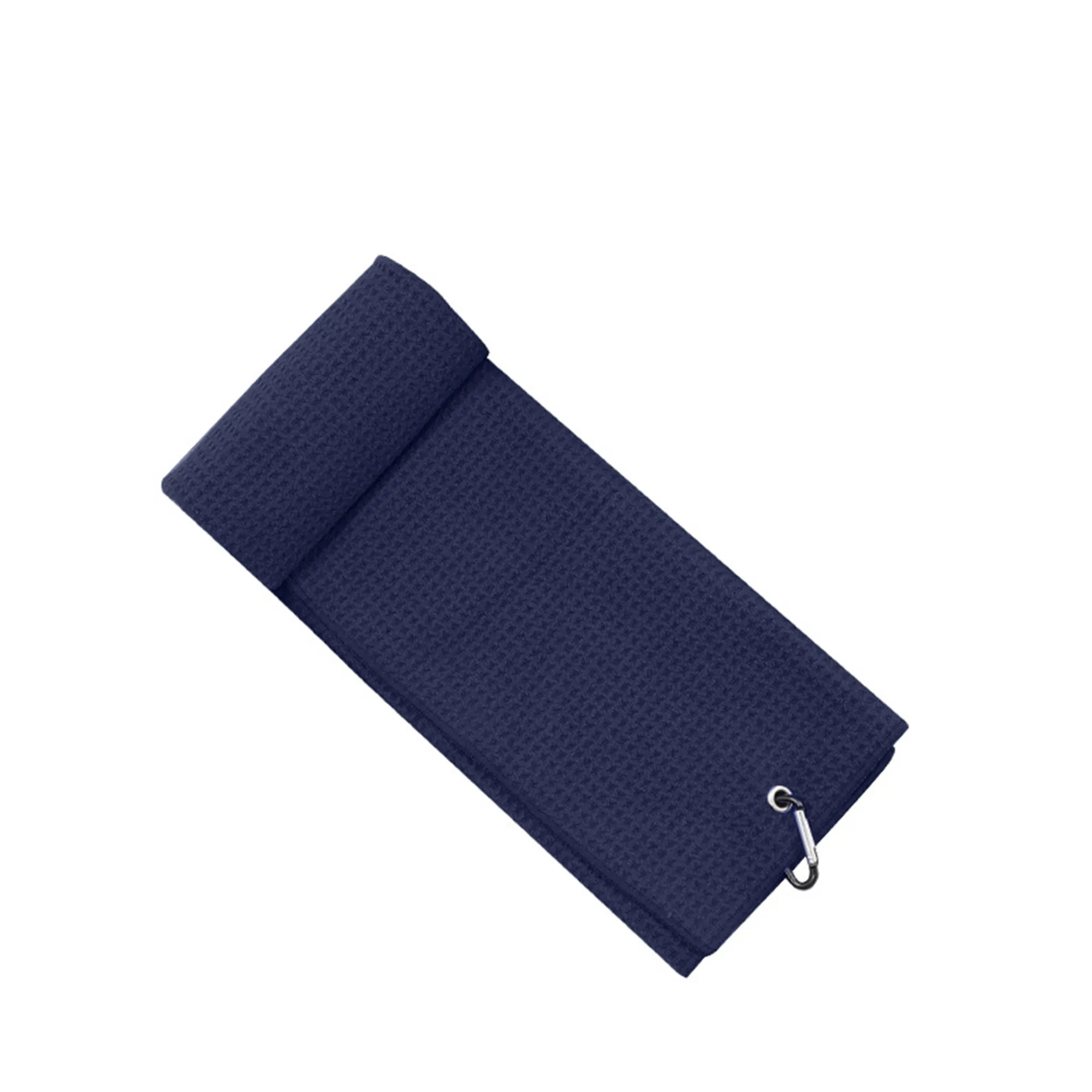 Tri-fold Microfiber Waffle Golf Towel 5