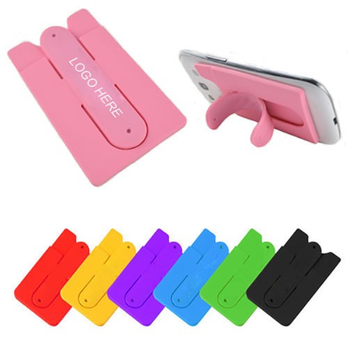 Silicon Phone Wallet With Stand 2