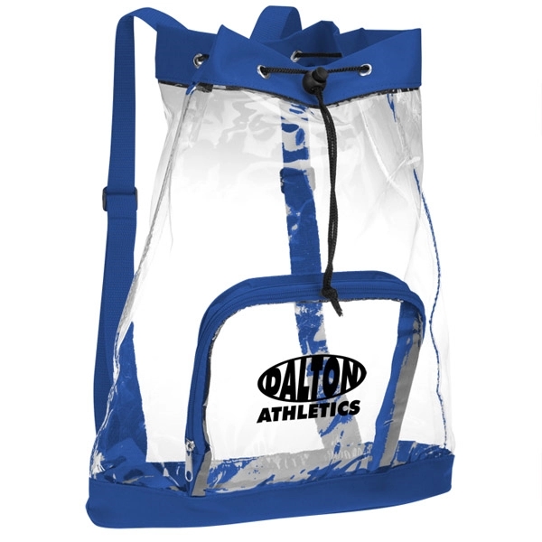 Clear Game Cinch Backpack 5