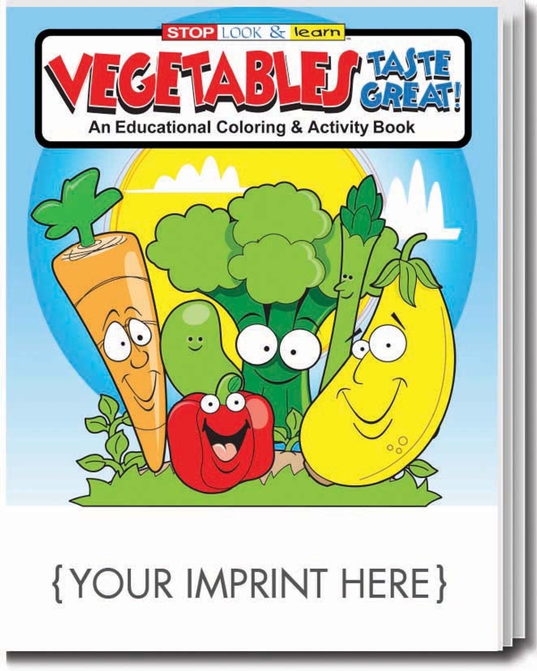 COLORING BOOK - Vegetables Taste Great! Coloring & Activity Book 2