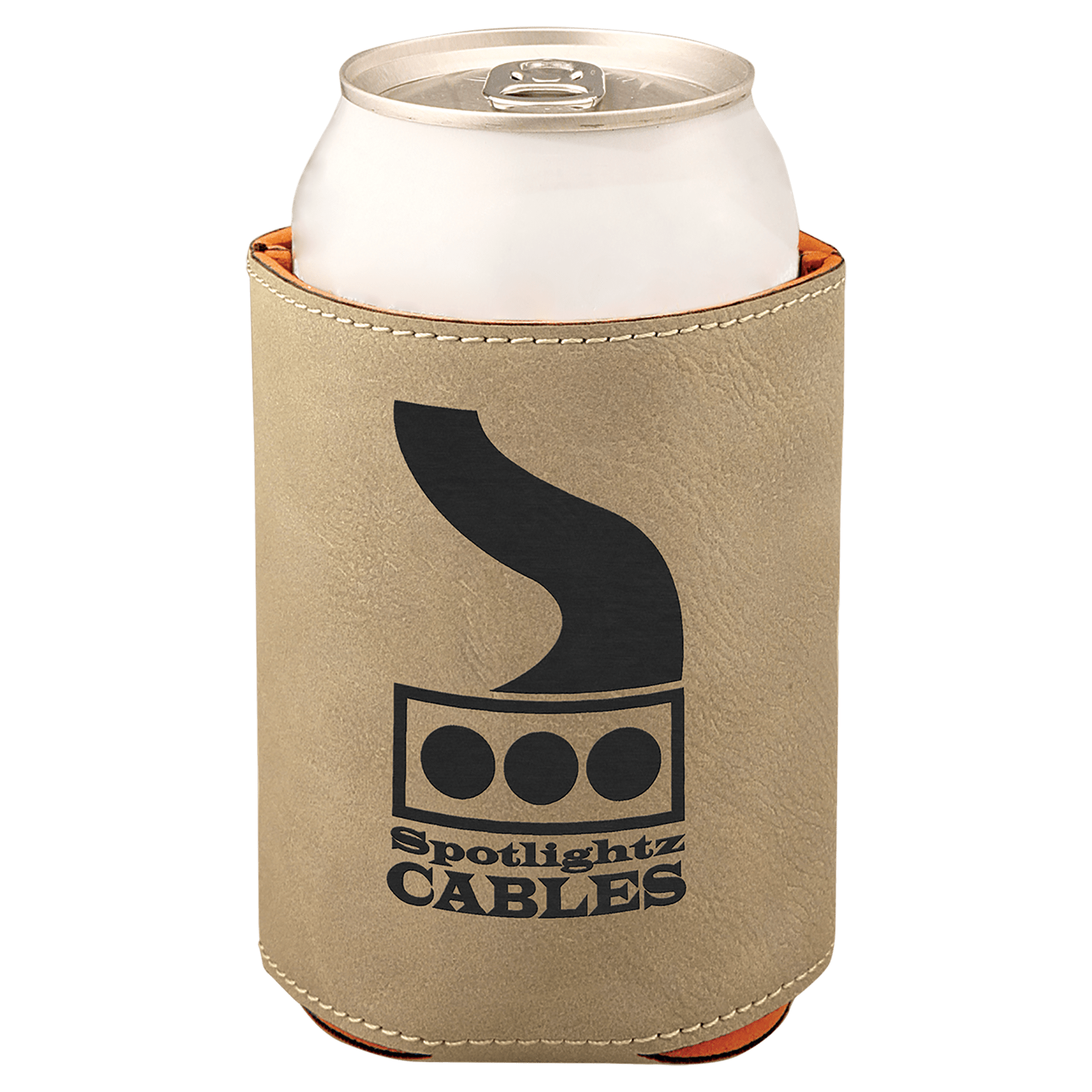 Laserable Leatherette Beverage Holder 16