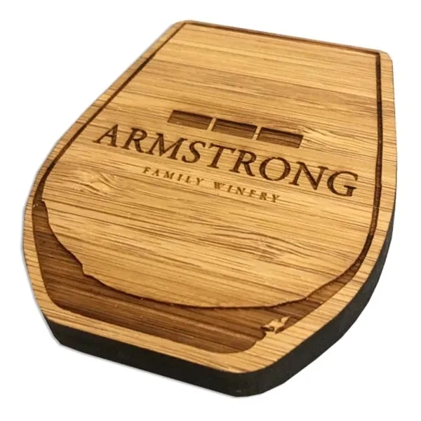 Bamboo Magnet - Laser Etched with Strong Disc Magnet 4
