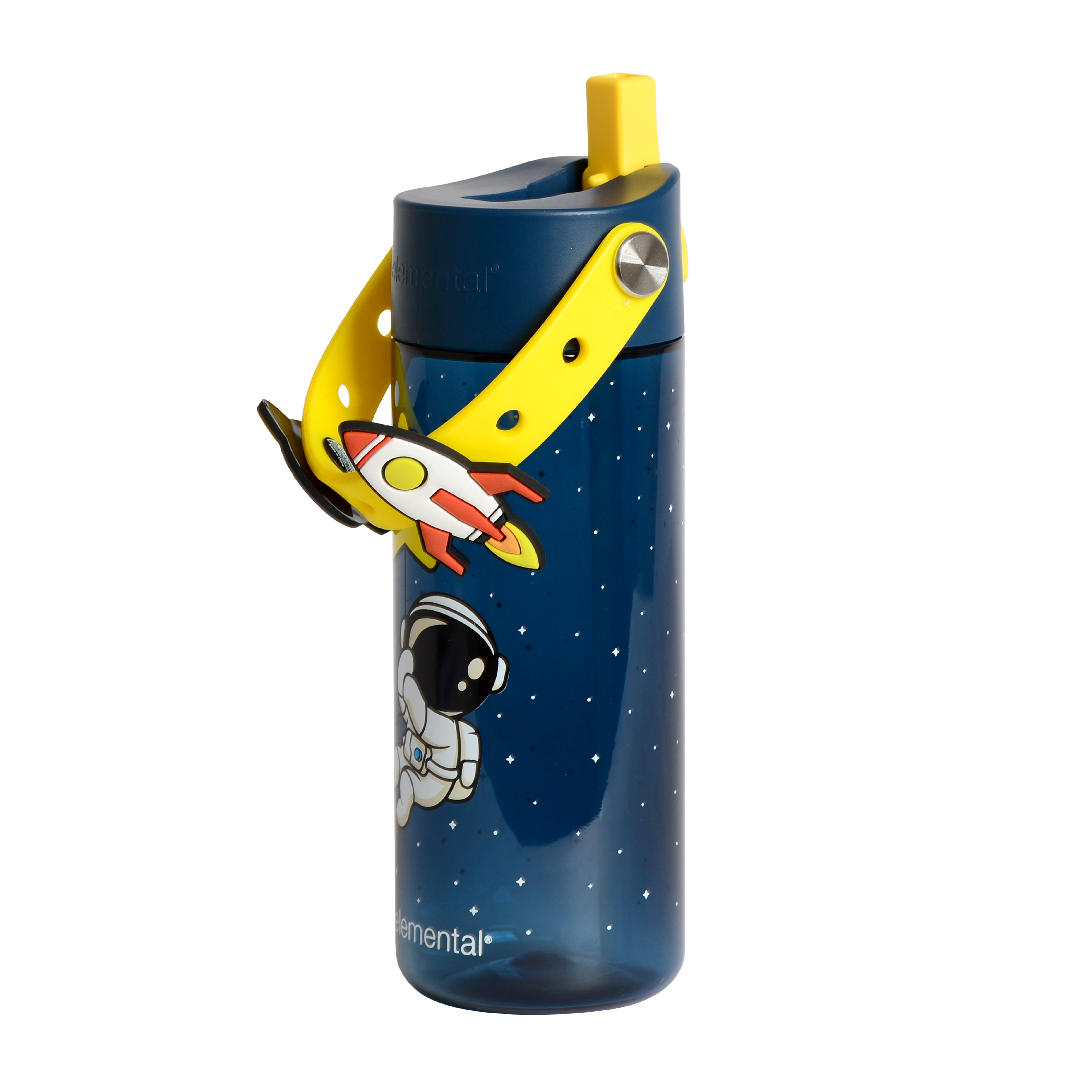 Elemental® Splash Charm 18oz Tritan Water Bottle - with Drinking Spout and Straw 32