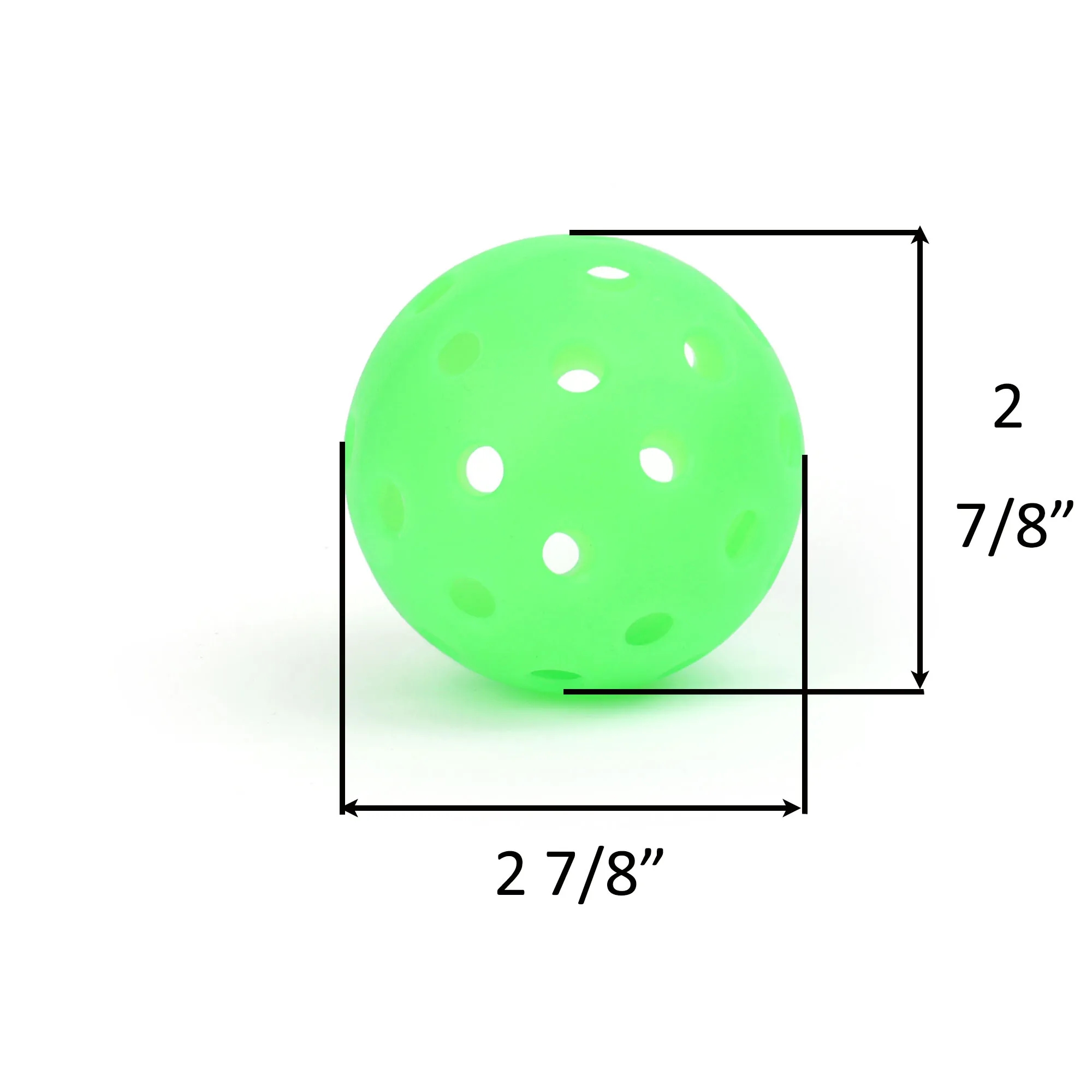 Pad Print Luminous/Glow TPE 40 Hole Pickleball 2